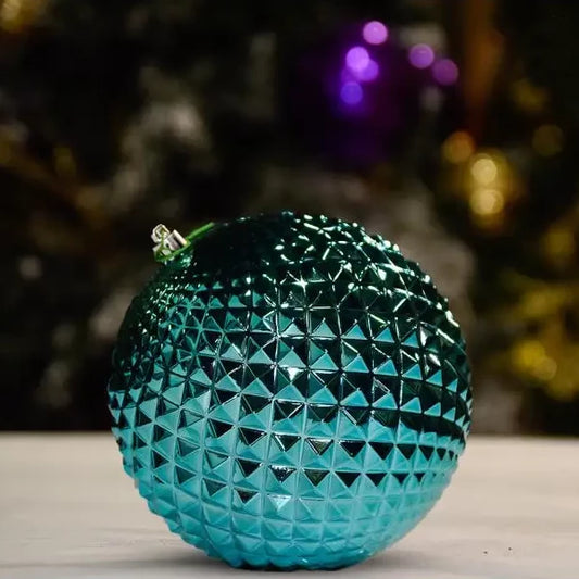 TEAL SHINY DURIAN - 150MM - Ornament