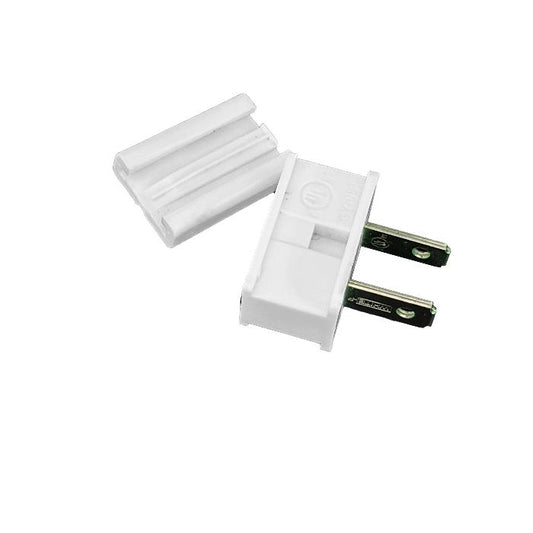 White Hardware Male SPT-2 Plugs PACK OF 25PCS